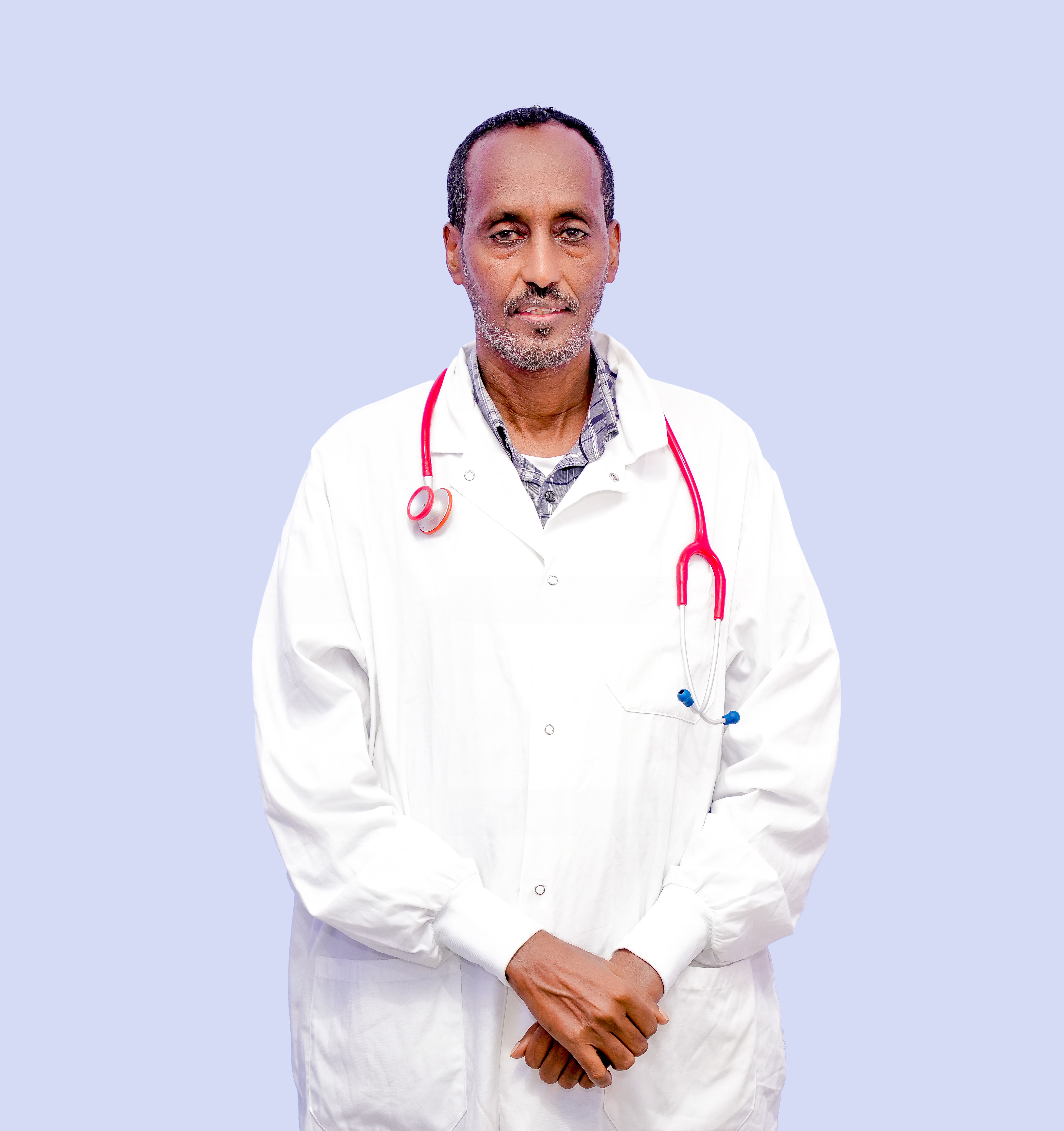 Male doctor consulting a male patient